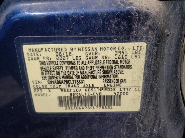 Photo 11 VIN: 3N1AB6AP8CL778831 - NISSAN SENTRA 2.0 