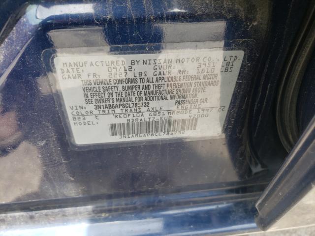 Photo 9 VIN: 3N1AB6AP8CL785732 - NISSAN SENTRA 2.0 