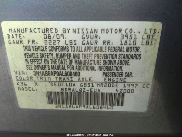 Photo 8 VIN: 3N1AB6AP9AL608460 - NISSAN SENTRA 