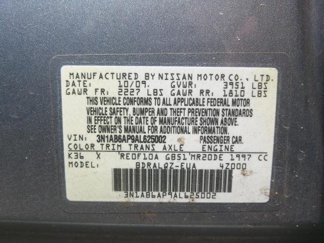 Photo 9 VIN: 3N1AB6AP9AL625002 - NISSAN SENTRA 2.0 