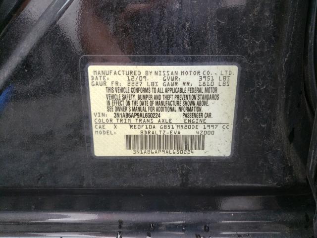 Photo 9 VIN: 3N1AB6AP9AL650224 - NISSAN SENTRA 