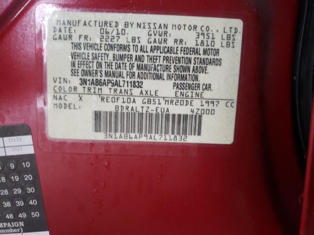 Photo 9 VIN: 3N1AB6AP9AL711832 - NISSAN SENTRA 2.0 