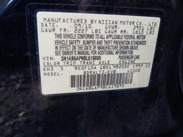 Photo 9 VIN: 3N1AB6AP9BL619895 - NISSAN SENTRA 2.0 