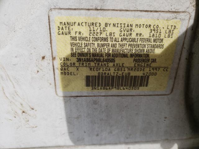 Photo 9 VIN: 3N1AB6AP9BL640505 - NISSAN SENTRA 2.0 