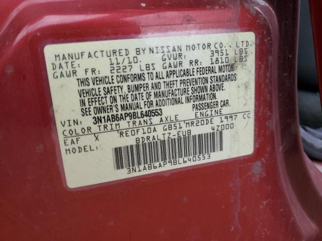 Photo 11 VIN: 3N1AB6AP9BL640553 - NISSAN SENTRA 