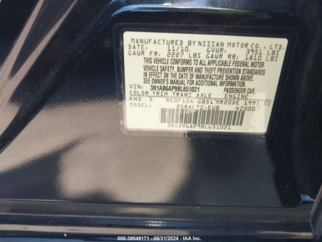 Photo 8 VIN: 3N1AB6AP9BL651021 - NISSAN SENTRA 