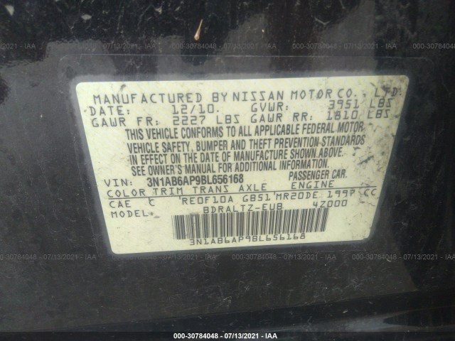 Photo 8 VIN: 3N1AB6AP9BL656168 - NISSAN SENTRA 