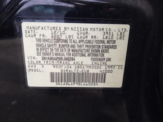 Photo 9 VIN: 3N1AB6AP9BL660284 - NISSAN SENTRA 