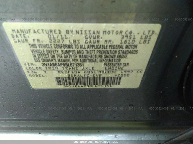 Photo 8 VIN: 3N1AB6AP9BL671351 - NISSAN SENTRA 