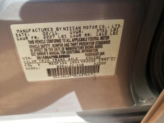 Photo 9 VIN: 3N1AB6AP9BL689669 - NISSAN SENTRA 2.0 