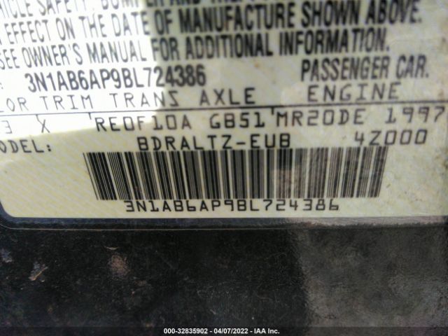 Photo 8 VIN: 3N1AB6AP9BL724386 - NISSAN SENTRA 