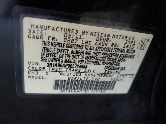 Photo 11 VIN: 3N1AB6AP9BL724968 - NISSAN SENTRA 