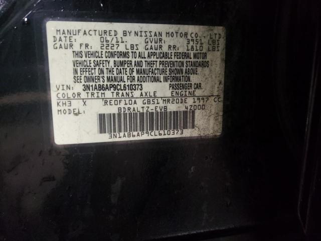 Photo 11 VIN: 3N1AB6AP9CL610373 - NISSAN SENTRA 