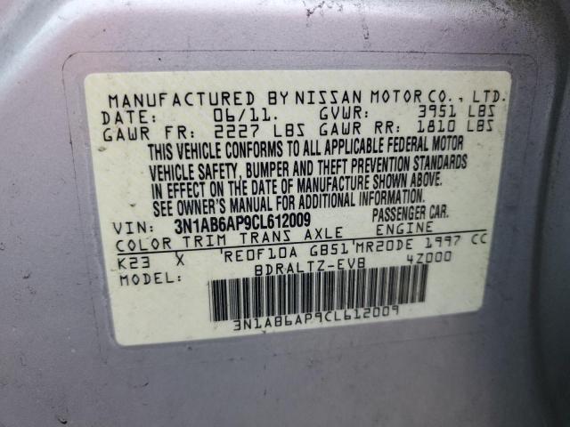 Photo 11 VIN: 3N1AB6AP9CL612009 - NISSAN SENTRA 2.0 