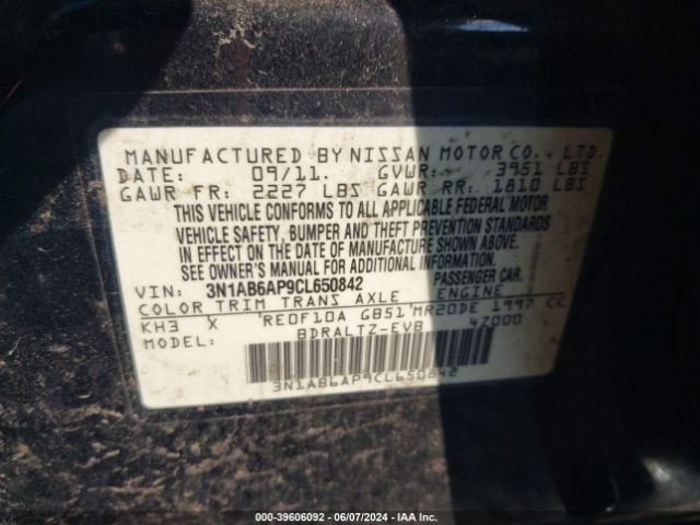 Photo 8 VIN: 3N1AB6AP9CL650842 - NISSAN SENTRA 