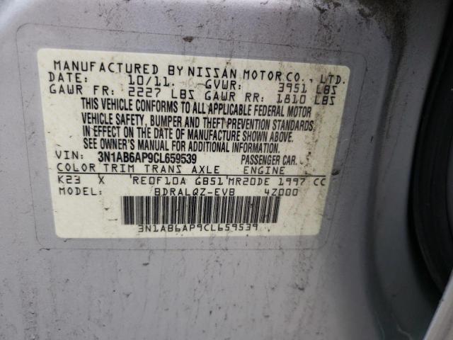 Photo 11 VIN: 3N1AB6AP9CL659539 - NISSAN SENTRA 