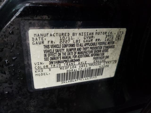 Photo 9 VIN: 3N1AB6AP9CL663445 - NISSAN SENTRA 2.0 