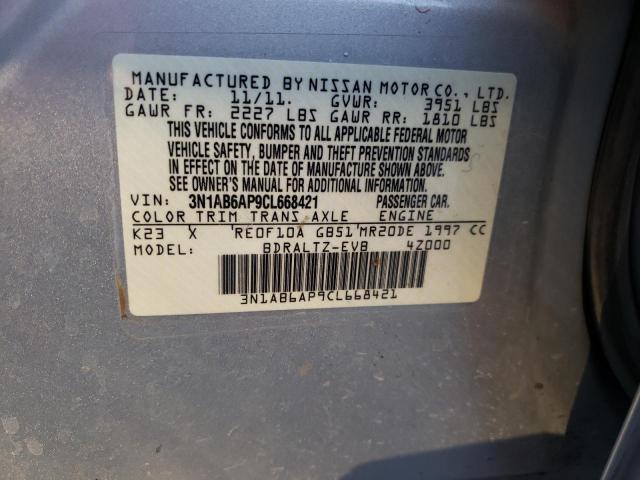 Photo 9 VIN: 3N1AB6AP9CL668421 - NISSAN SENTRA 2.0 