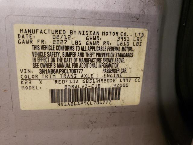 Photo 11 VIN: 3N1AB6AP9CL706777 - NISSAN SENTRA 2.0 