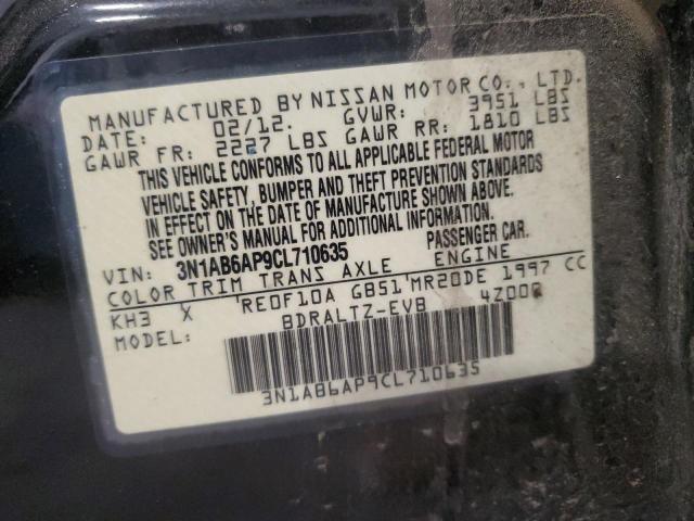 Photo 12 VIN: 3N1AB6AP9CL710635 - NISSAN SENTRA 2.0 