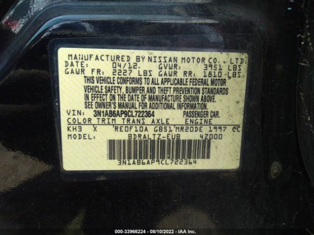 Photo 8 VIN: 3N1AB6AP9CL722364 - NISSAN SENTRA 