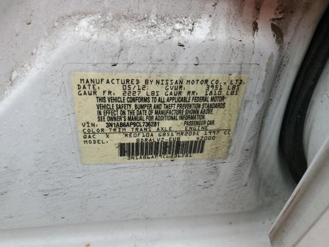 Photo 12 VIN: 3N1AB6AP9CL736281 - NISSAN SENTRA 