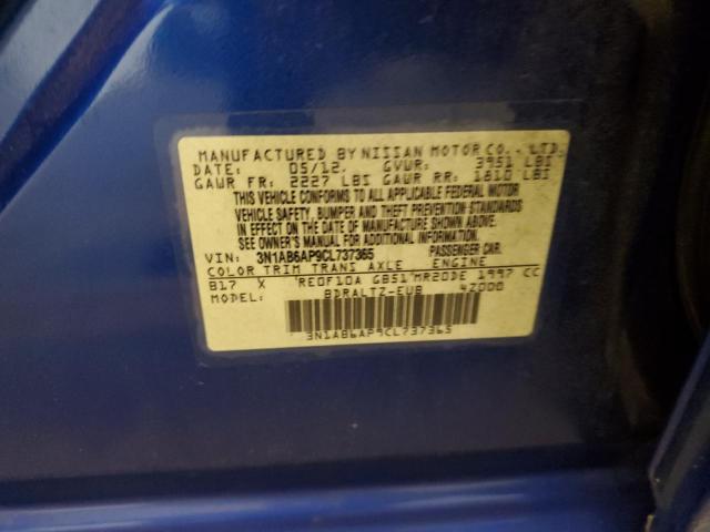 Photo 11 VIN: 3N1AB6AP9CL737365 - NISSAN SENTRA 