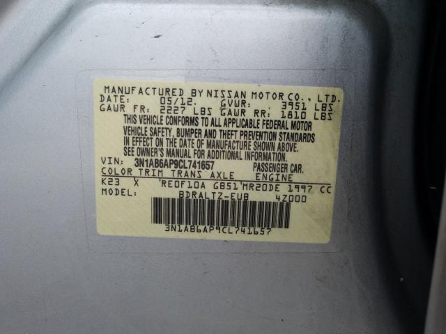 Photo 9 VIN: 3N1AB6AP9CL741657 - NISSAN SENTRA 2.0 