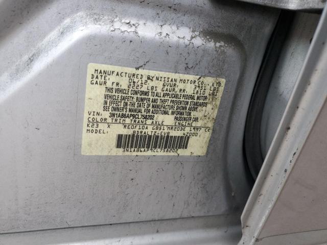 Photo 11 VIN: 3N1AB6AP9CL758202 - NISSAN SENTRA 