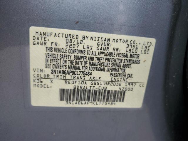 Photo 11 VIN: 3N1AB6AP9CL775484 - NISSAN SENTRA 2.0 