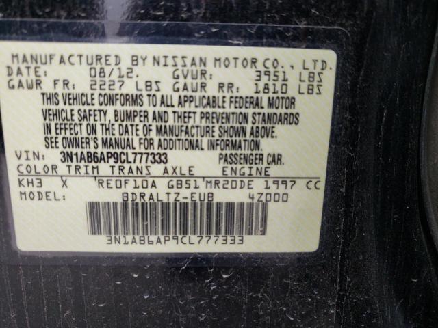 Photo 9 VIN: 3N1AB6AP9CL777333 - NISSAN SENTRA 2.0 