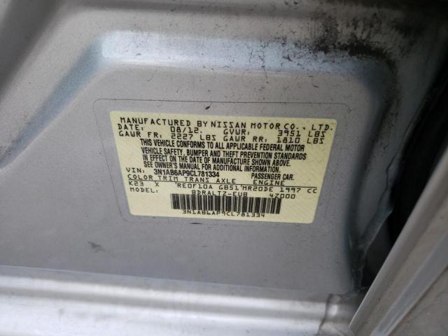 Photo 11 VIN: 3N1AB6AP9CL781334 - NISSAN SENTRA 