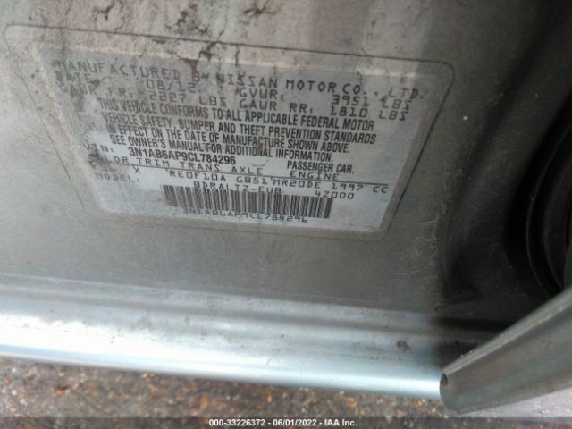 Photo 8 VIN: 3N1AB6AP9CL784296 - NISSAN SENTRA 