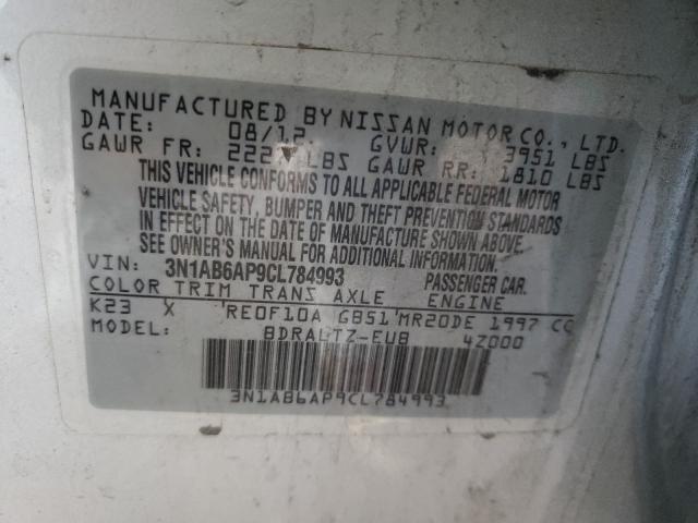 Photo 9 VIN: 3N1AB6AP9CL784993 - NISSAN SENTRA 2.0 