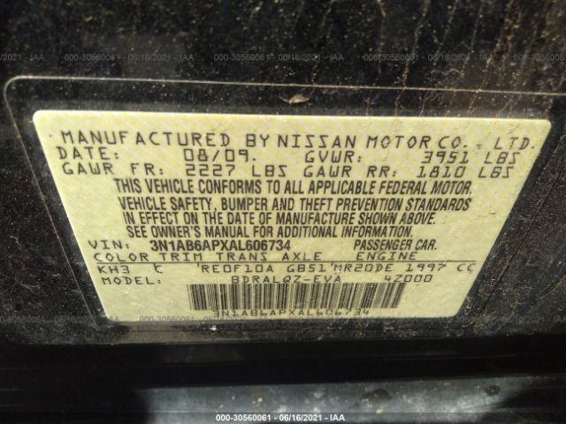 Photo 8 VIN: 3N1AB6APXAL606734 - NISSAN SENTRA 