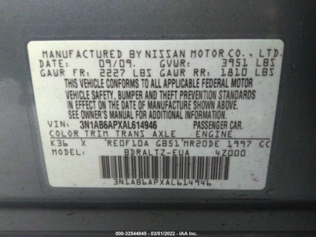 Photo 8 VIN: 3N1AB6APXAL614946 - NISSAN SENTRA 