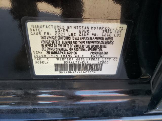 Photo 9 VIN: 3N1AB6APXAL625106 - NISSAN SENTRA 2.0 