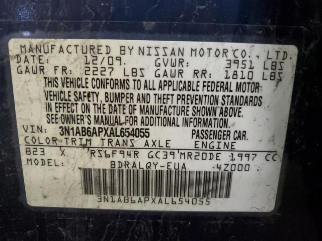 Photo 11 VIN: 3N1AB6APXAL654055 - NISSAN SENTRA 