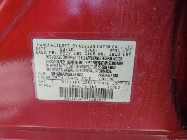 Photo 11 VIN: 3N1AB6APXAL681532 - NISSAN SENTRA 2.0 