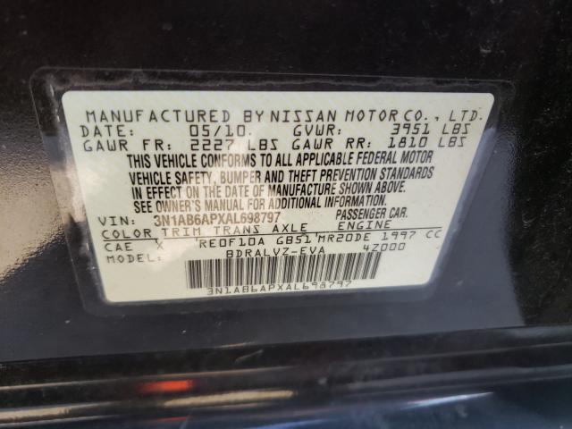 Photo 9 VIN: 3N1AB6APXAL698797 - NISSAN SENTRA 2.0 