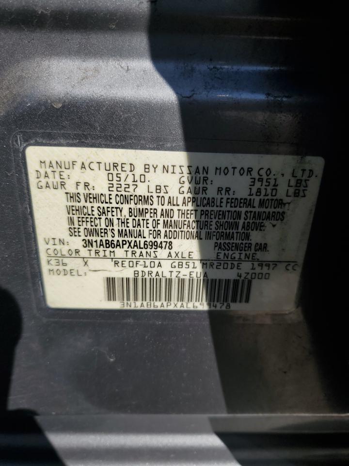 Photo 11 VIN: 3N1AB6APXAL699478 - NISSAN SENTRA 