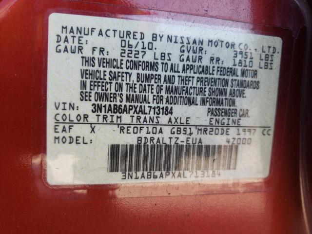 Photo 9 VIN: 3N1AB6APXAL713184 - NISSAN SENTRA 2.0 