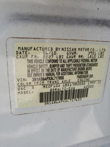 Photo 11 VIN: 3N1AB6APXAL717655 - NISSAN SENTRA 