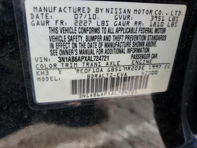 Photo 11 VIN: 3N1AB6APXAL724721 - NISSAN SENTRA 2.0 