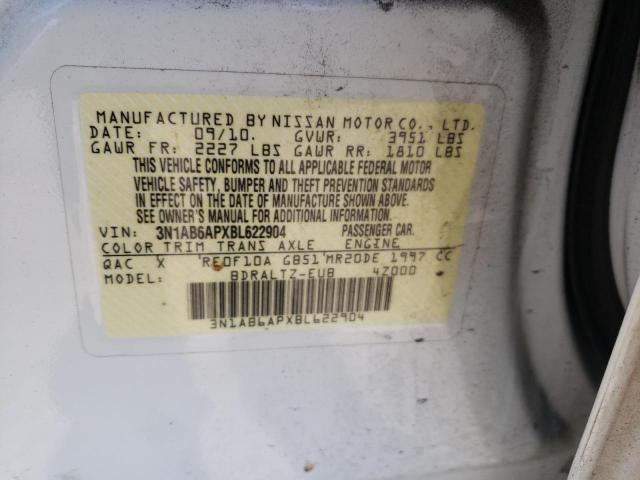 Photo 9 VIN: 3N1AB6APXBL622904 - NISSAN SENTRA 