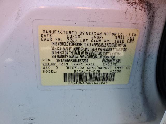 Photo 11 VIN: 3N1AB6APXBL637239 - NISSAN SENTRA 2.0 