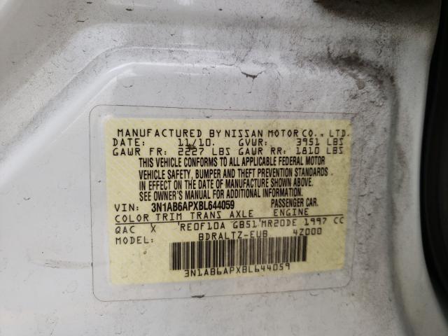 Photo 9 VIN: 3N1AB6APXBL644059 - NISSAN SENTRA 2.0 