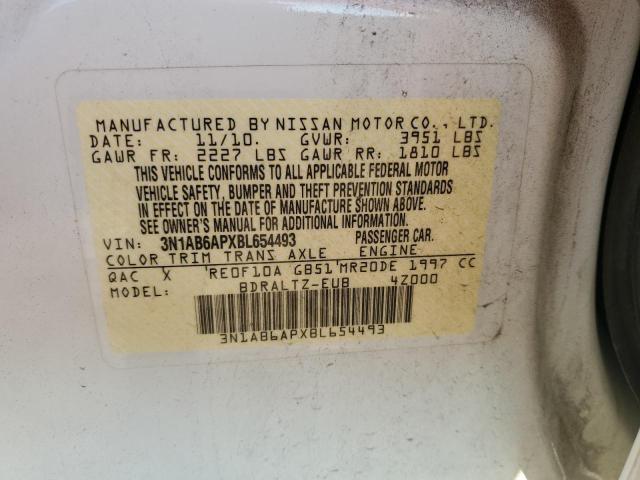 Photo 12 VIN: 3N1AB6APXBL654493 - NISSAN SENTRA 2.0 