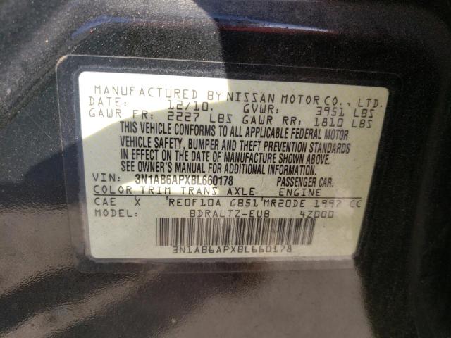 Photo 9 VIN: 3N1AB6APXBL660178 - NISSAN SENTRA 2.0 