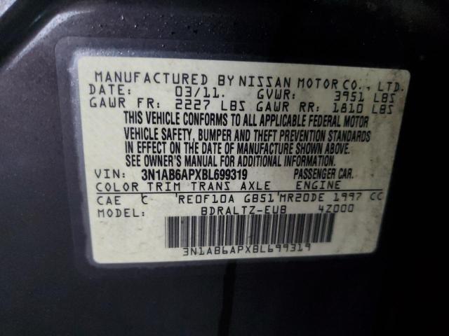 Photo 11 VIN: 3N1AB6APXBL699319 - NISSAN SENTRA 2.0 